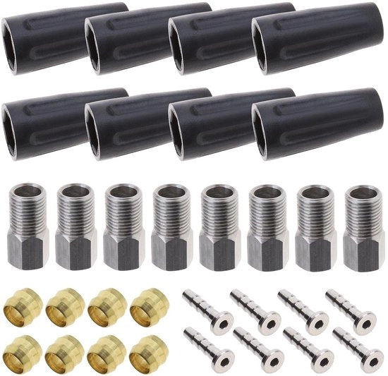 Kit di collegamento di alta qualità - Olio - Viti - Coperture di protezione - Adatto per Shimano - Parti di freno