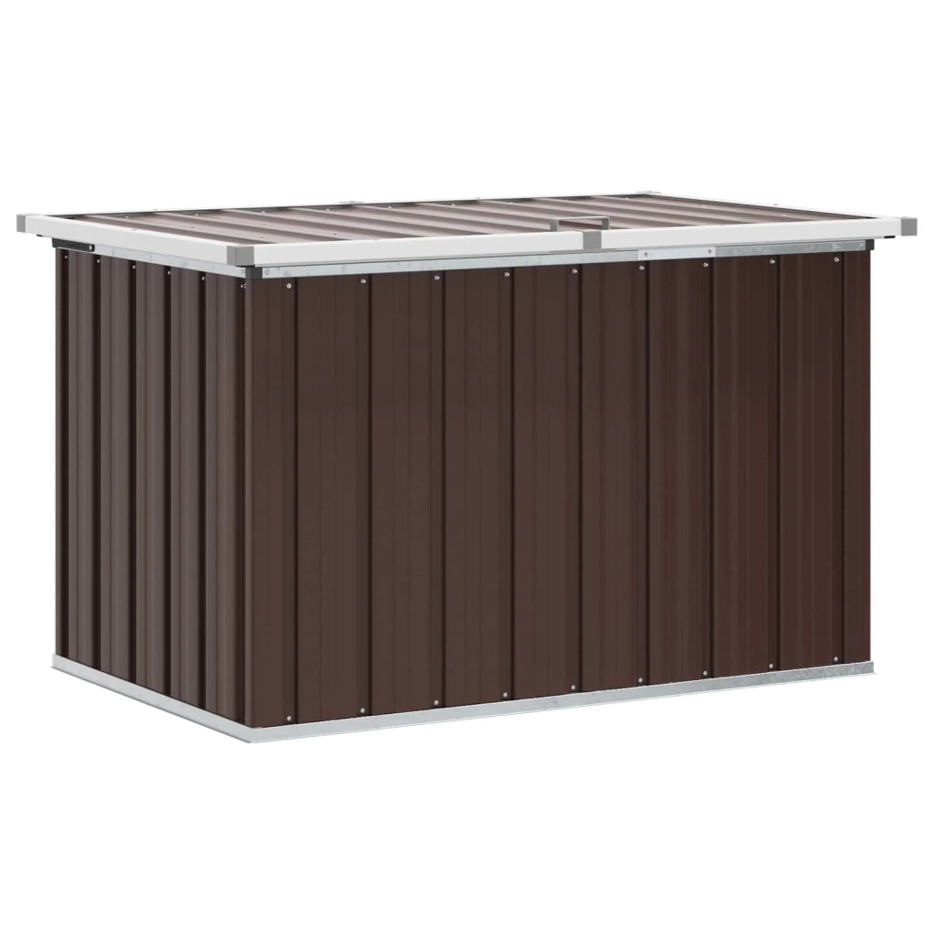 Baule da giardino marrone 109x67x65 cm 46260