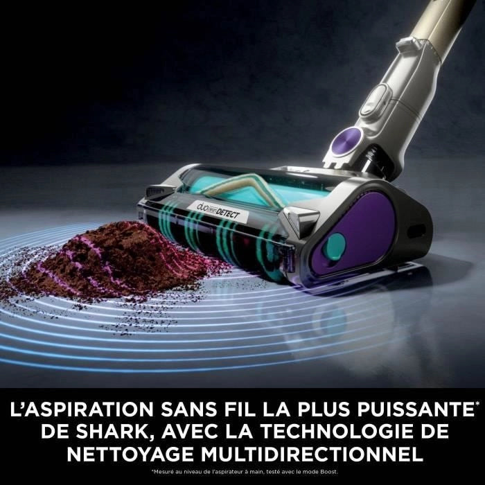 Aspirapolvere elettrico Shark Power Detect IP3251EUT - Base autosvuotante - 2L - Durata della batteria 70 min