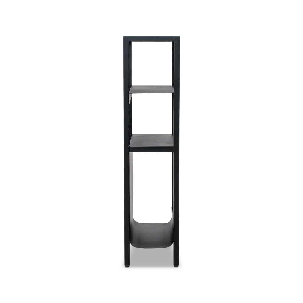 Bandha - Scaffale in metallo con 4 ripiani 85x35x20 cm