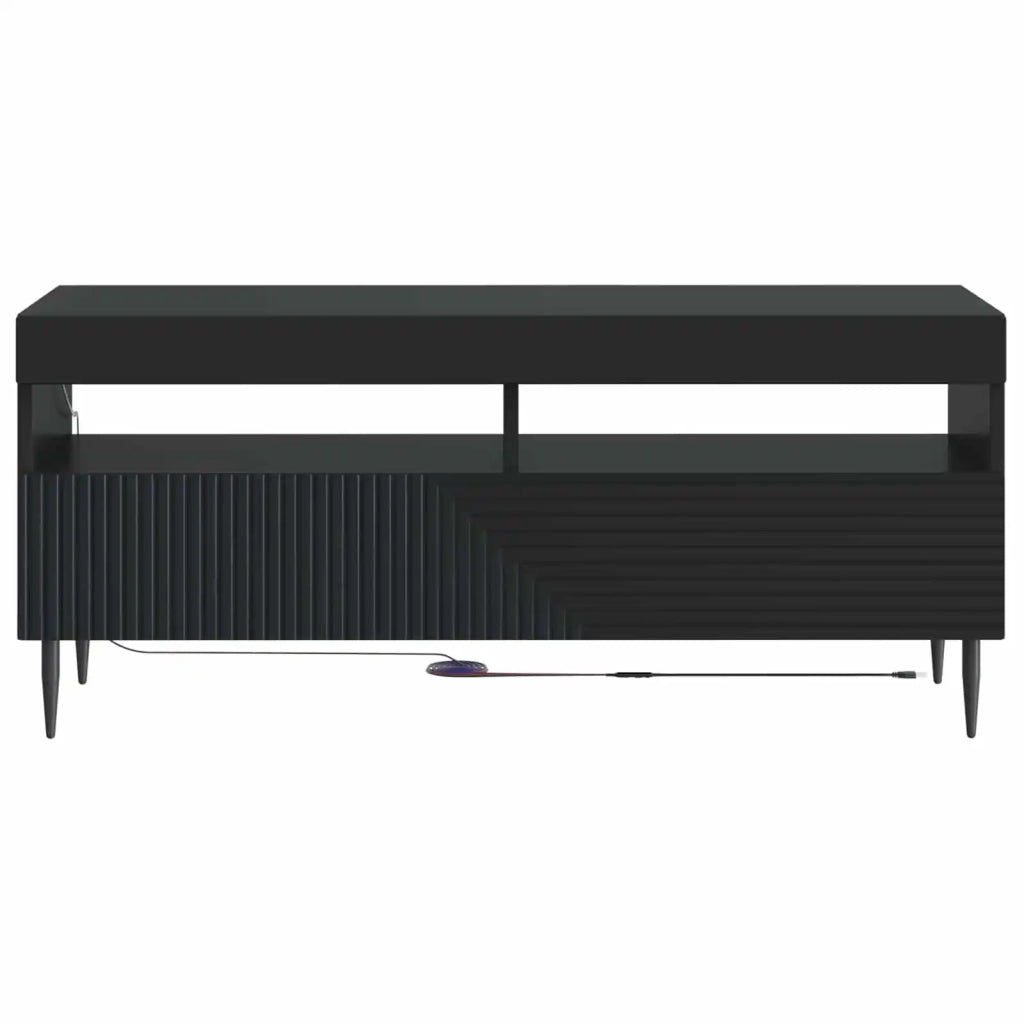 Mobile TV LED Nero Legno ingegnerizzato 896986