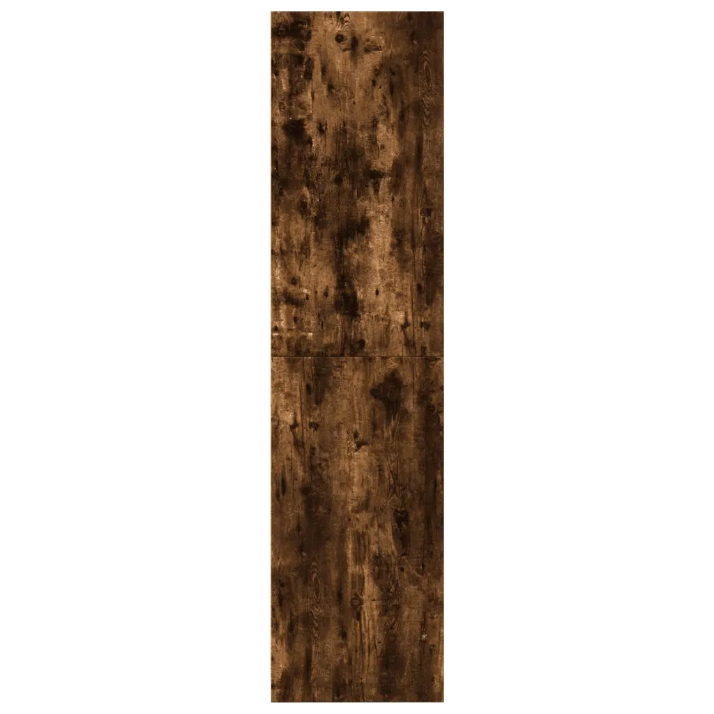 Armadio Rovere Fumo 80x50x200 cm in Legno tecnico