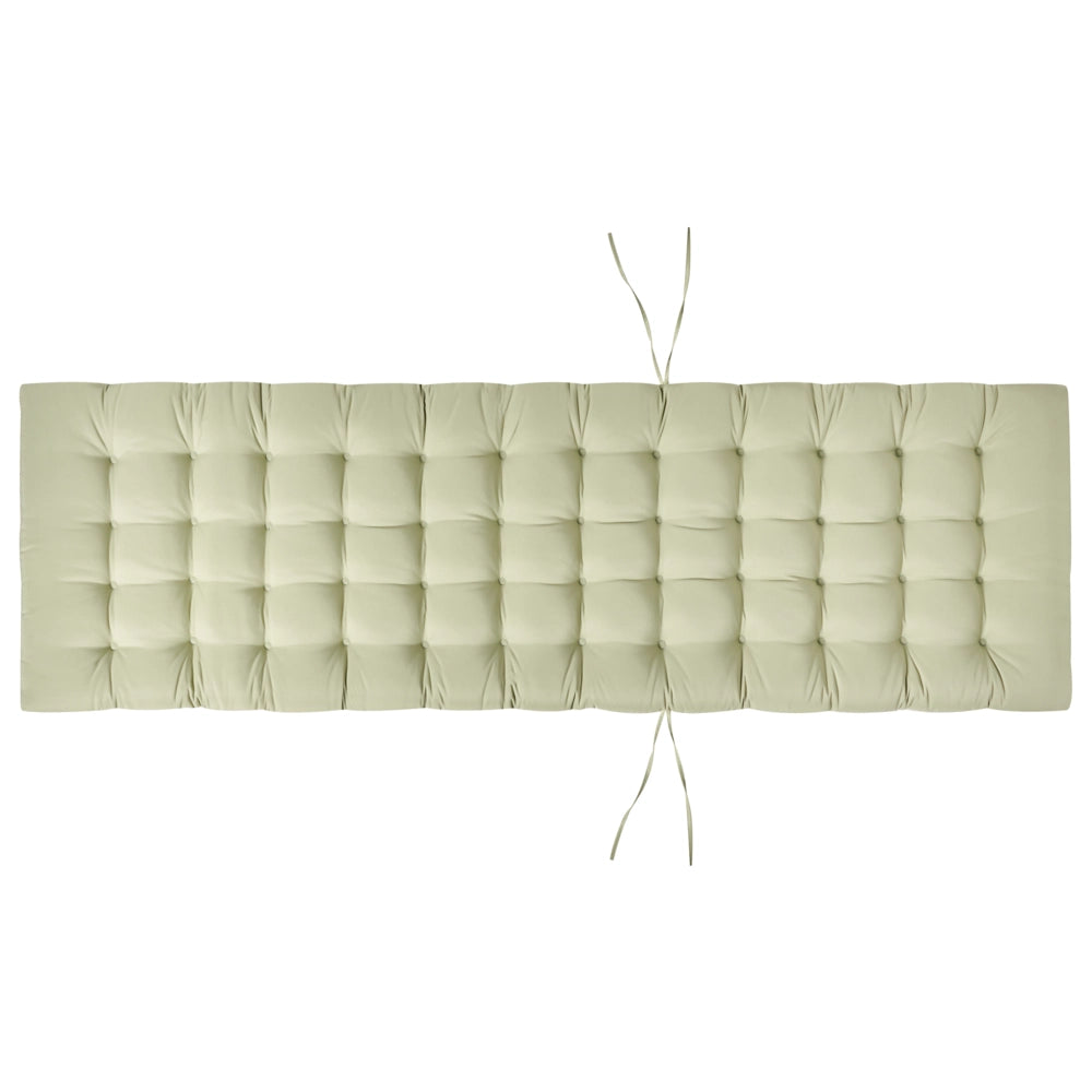 Cuscino per lettino prendisole con poggiatesta per lettino solare Resistente ai raggi UV verde chiaro esterno bordo piscina