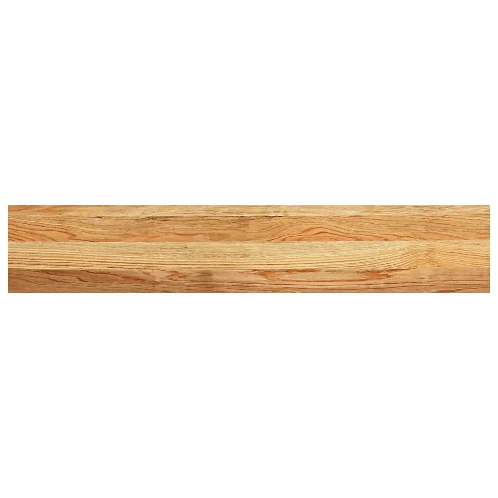 vidaXL Davanzali 2 pz Marrone Chiaro 110x20x2cm Legno Massello Rovere