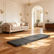 TAPPETINO GINNASTICA Pieghevole 180x60x5 cm Grigio a 3 Pannelli
