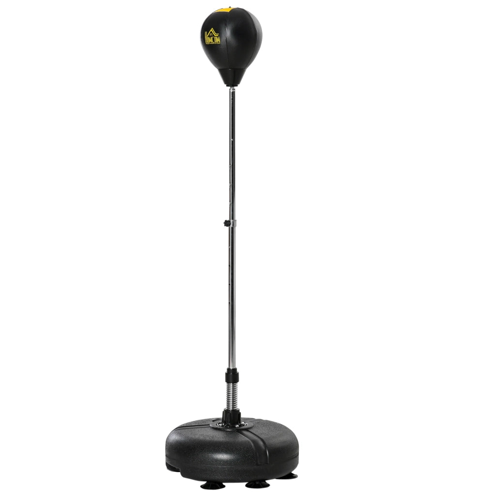Sacco da Boxe con Supporto Regolabile ¨C Xylo ¨C Altezza 133-151 cm Base Zavorrata 45x45 cm Nero