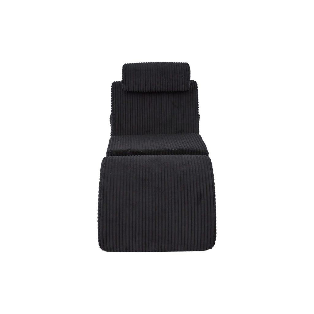 Poltrona Relax Design Ergonomica ¨C MINIMAL ¨C Nera, Schiuma ad Alta Densit¨¤