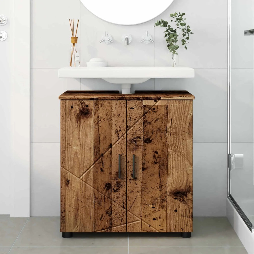 Mobile da Bagno con archiviazione Legno vecchio 61 x 35 x 64 cm 883292