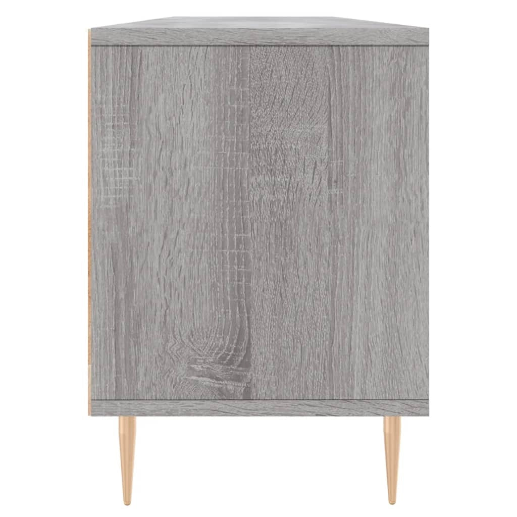 Mobile TV multimediale scaffale TV mobile TV sala da pranzo soggiorno camera da letto Sonoma 150 x 30 x 44,5 cm legno ingegnerizzato grigio 02_0028398