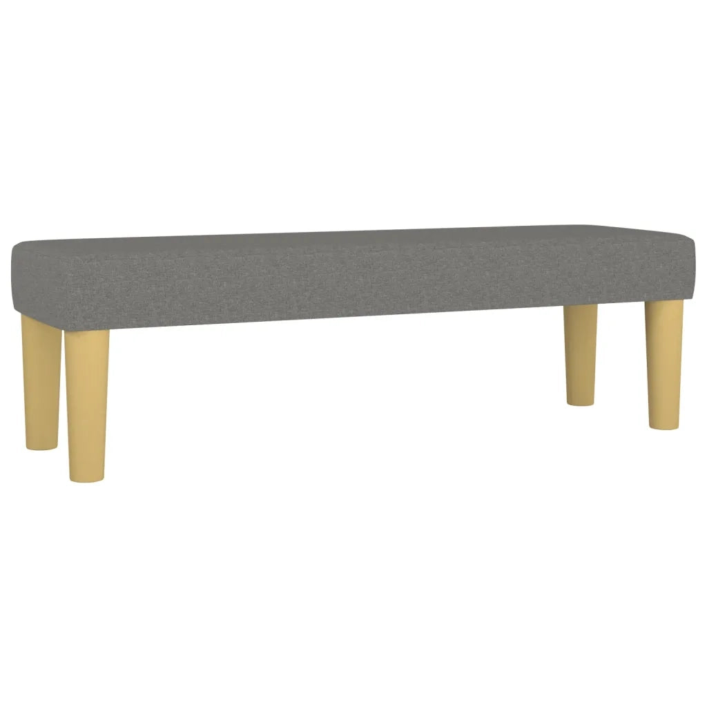 Panca Grigio Scuro 100x30x30 cm in Tessuto CFW6152883