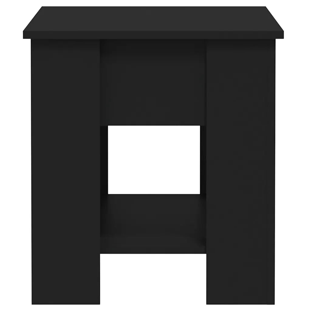 Tavolino da Salotto Nero 101x49x52 cm in Legno Multistrato 809702