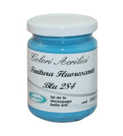 COLORE ACRILICO ML 125 FLUORESCENTE BLU
