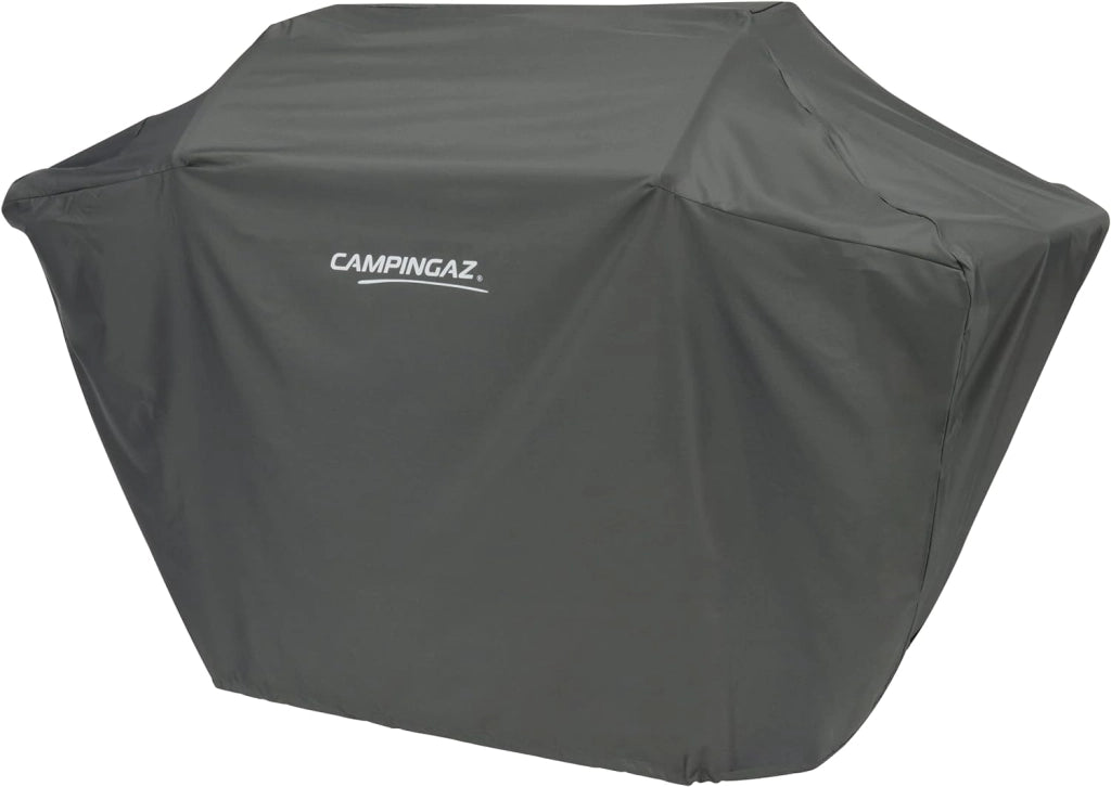 Campingaz premium l copertura bbq, in poliestere con rivestimento in pu, resiste ad acqua, intemperie, fissaggio stabile; per bbq a gas campingaz 3 series & select 4; protegge da pioggia e umidità