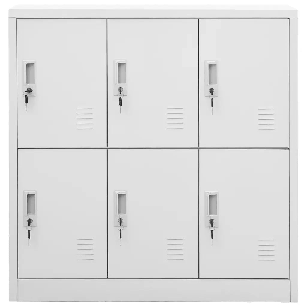 Armadietto con Chiave Grigio Chiaro 90x45x92,5 cm in Acciaio cod mxl 50064