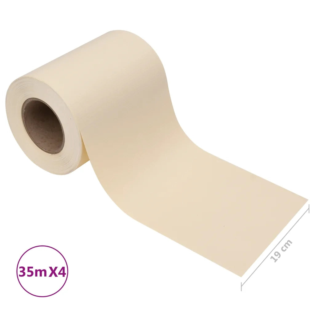 Recinzione Frangivento 4 pz in PVC 35x0,19 m Crema 147857