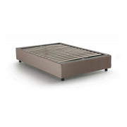 Andla, Letto Piazza e Mezza Sfoderabile Made in Italy, Grigio Tortora