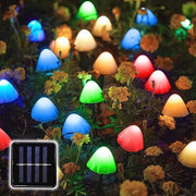Illuminazione Solare Mini con Luce RGBW - 5m, 20 LED, IP44, 8 Modi di Illuminazione per Giardino e Esterno