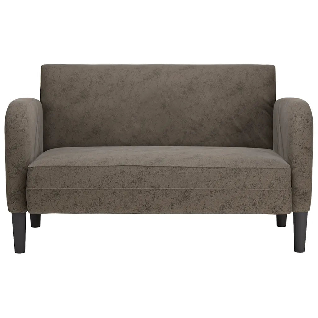 Divano Divanetto Grigio Scuro 110 cm in Similpelle