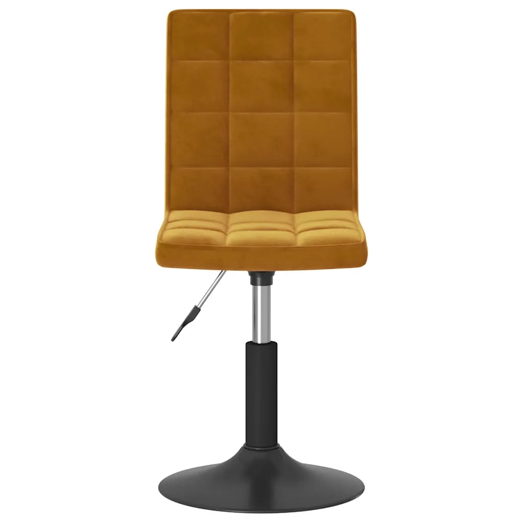 Sedie da Pranzo Girevoli 6 pz Marroni in Velluto 3089298