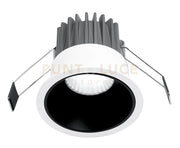 GFA1011C- FARETTO DA INCASSO IN ALLUMINIO DIFFUSORE OPALE A LED 3000K 1640LM 20W BIANCO/NERO D.10,5M