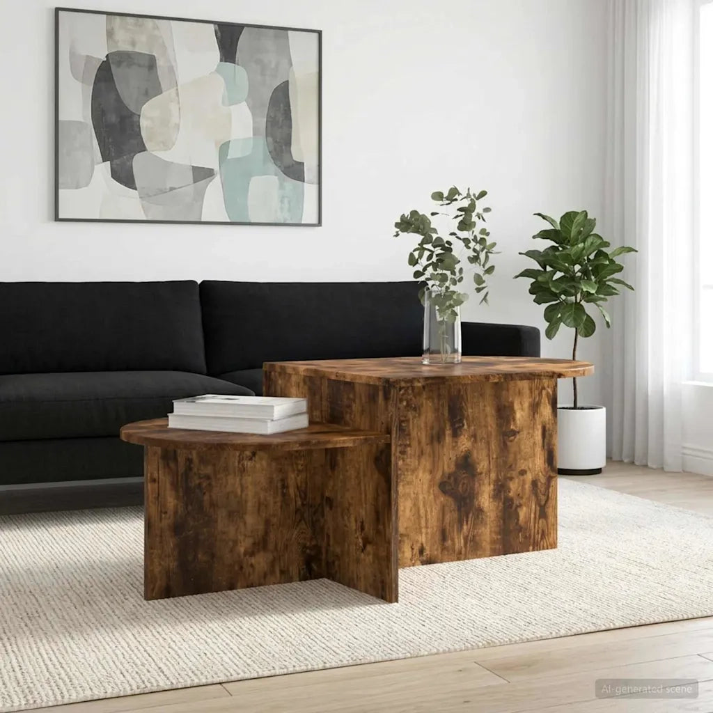 Tavolino da salotto Rovere Fumo 100 x 50 x 40 cm 8001051