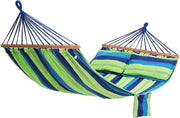 Hangmat con 2 cuscini - superficie di appoggio 210 x 150 cm - portata massima 300 kg - GDC22L - blu