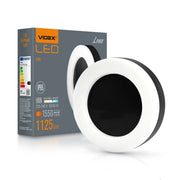 Applique esterna tonda nero/bianco LED 15W IP65 Lena Videx