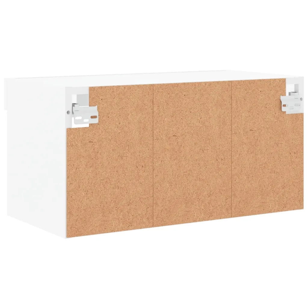 Mobile Porta TV con Luci LED Bianco 60x30x30 cm 837127