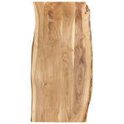 Piano del Tavolo in Legno Massello di Acacia 118x(50-60)x2,5 cmcod mxl 73197