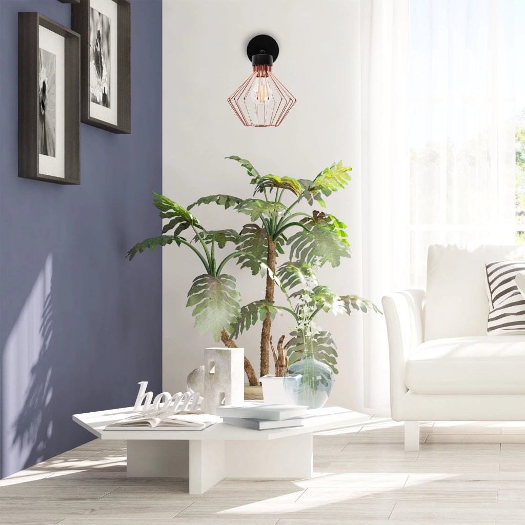 Lampada Da Parete Rose Black APP534-1W