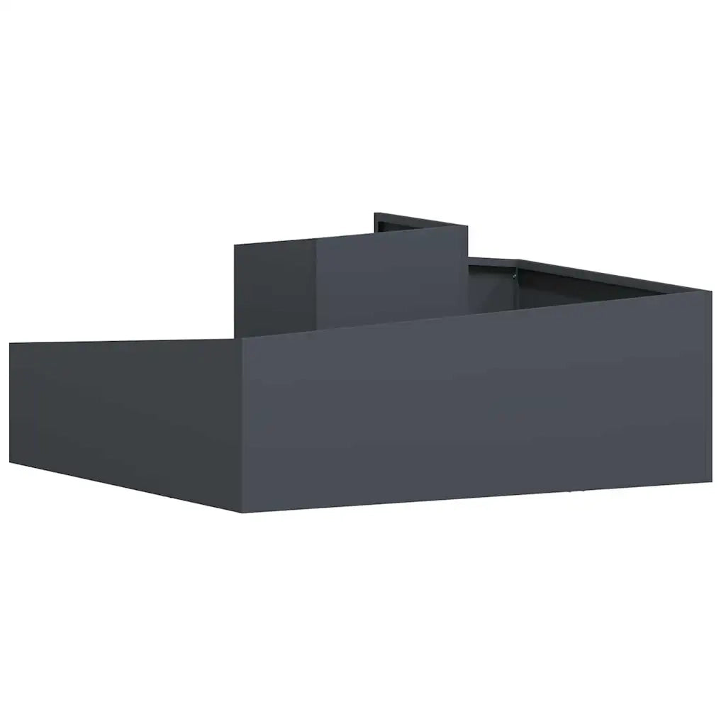 Fioriere | Cassetta per fiori | Vaso da giardino Antracite 100 x 100 x 50 cm