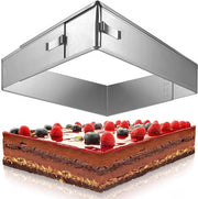Anello per il forno regolabile - Accessorio per il forno - Acciaio inossidabile - 29-52 cm