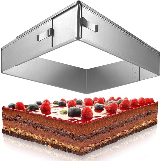 Anello per il forno regolabile - Accessorio per il forno - Acciaio inossidabile - 29-52 cm