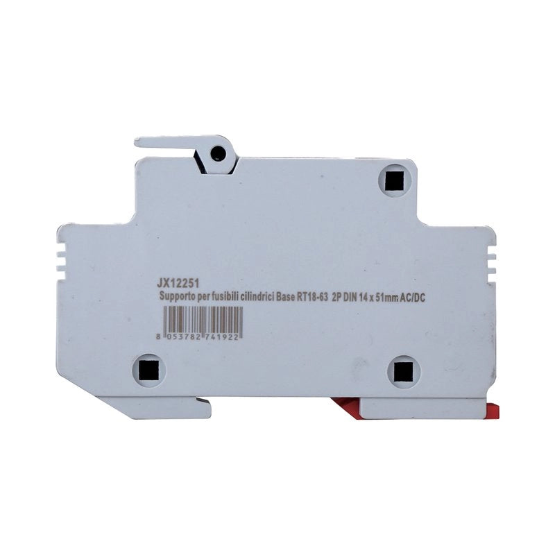 Portafusibile Modulare DC Fotovoltaico 2P 2M D14X51mm 63A DC 1000V IP20 IEC60269-6