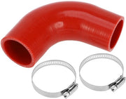 Slang in Silicone Rotta - 90 Gradi - Diametro Interno 45mm - Lunghezza 90mm - Tessuto a Multi Strati - Resistente alle Alte Temperature - Slang di Raffreddamento
