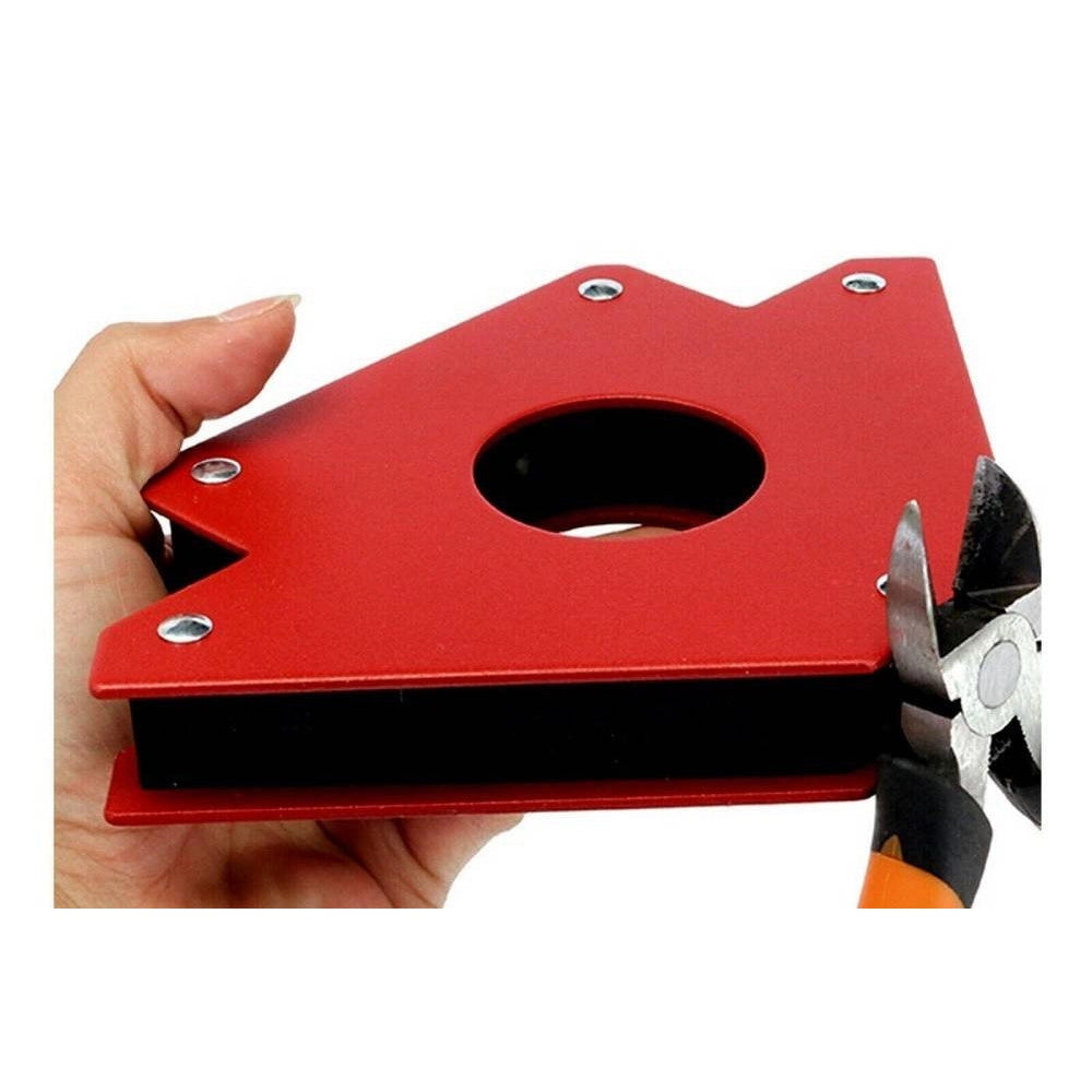 Trade Shop - Squadra Magnetica Magnete Per Saldatura Saldatrice 45° 90° 135° 75 Lb 33 Kg -