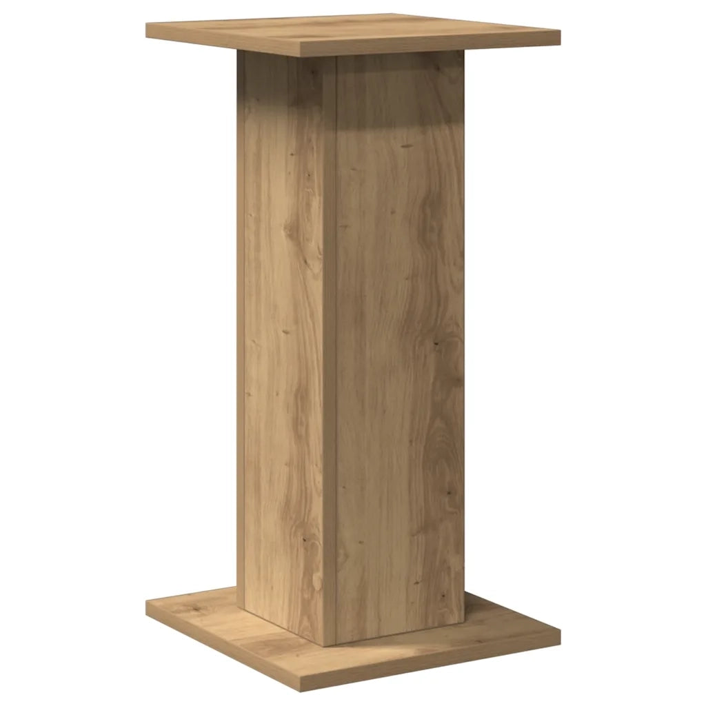 Supporti Altoparlanti 2 pz Rovere 30x30x60 cm in Multistrato