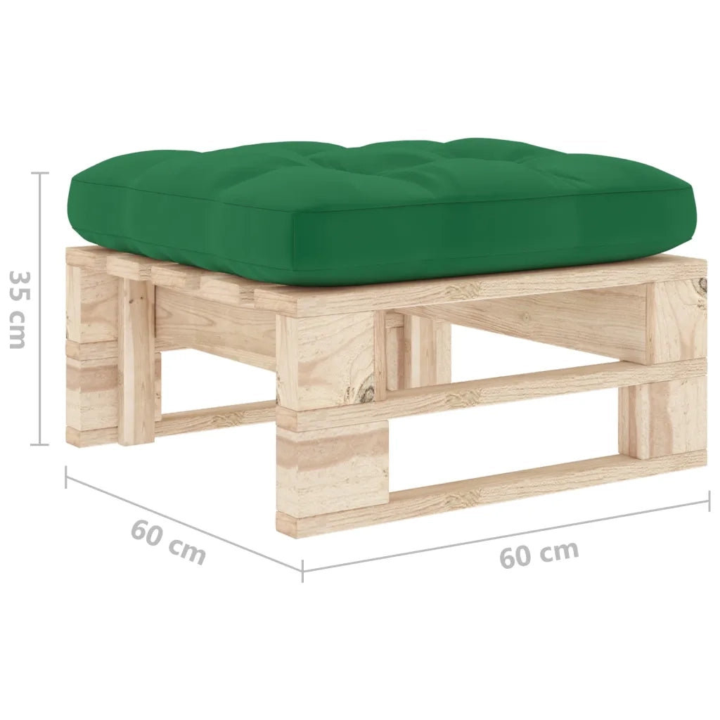Ottomana da Giardino Pallet in Legno di Pino Impregnato CFW3756247