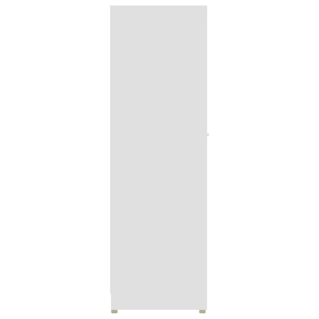 Armadio da Bagno | Mobile da Bagno Bianco 30x30x95 cm in Legno Multistrato