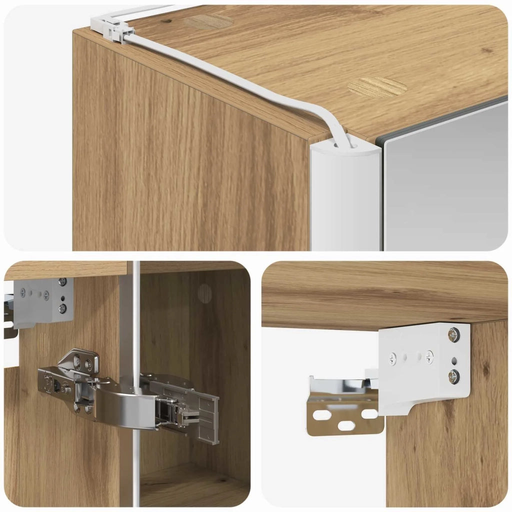 Mobiletto per specchio da bagno Rovere Artigianale 889238