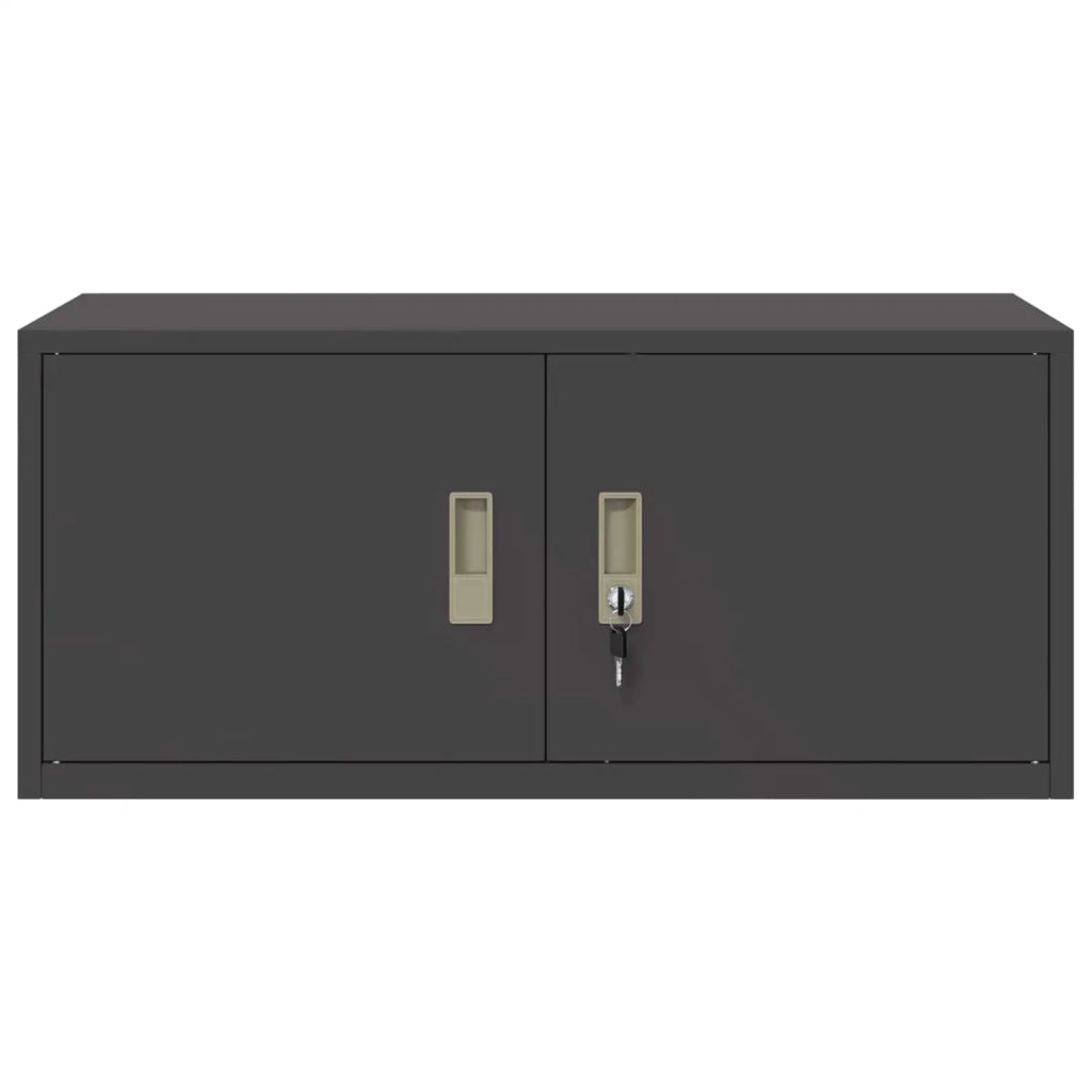 Armadio Nero 90 x 40 x 40 cm Acciaio 891628