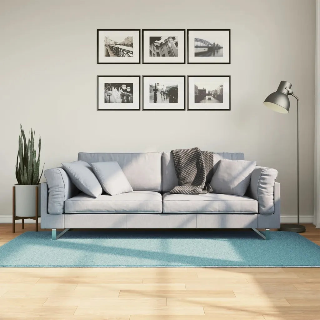 Tappeto OVIEDO a Pelo Corto Verde 100x200 cm 375576