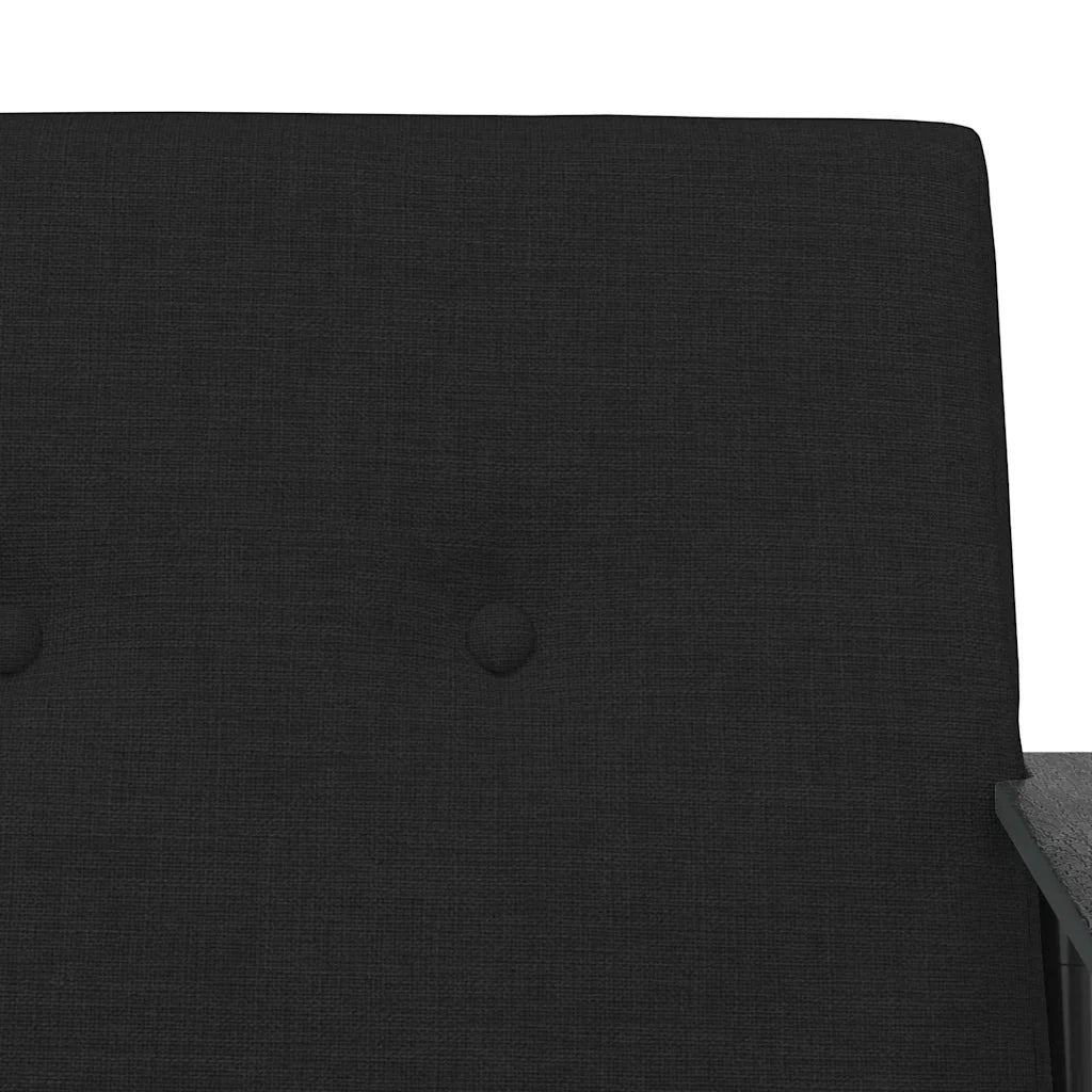 Divano Sedia-Poltrona-Poltroncina Nero Tessuto 672680