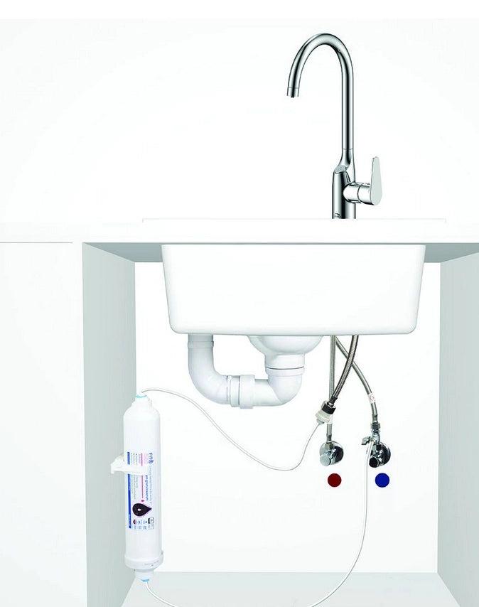 Miscelatore cucina con Filtro acqua potabile | Cromato e Design Moderno