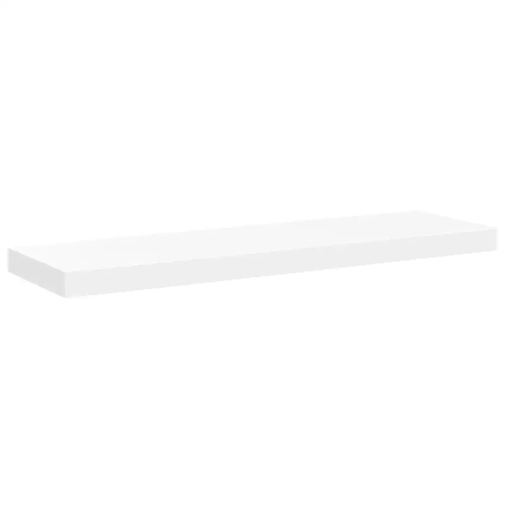 Scaffale a Parete Bianco 80x23,5x3,8 cm in MDF 323814