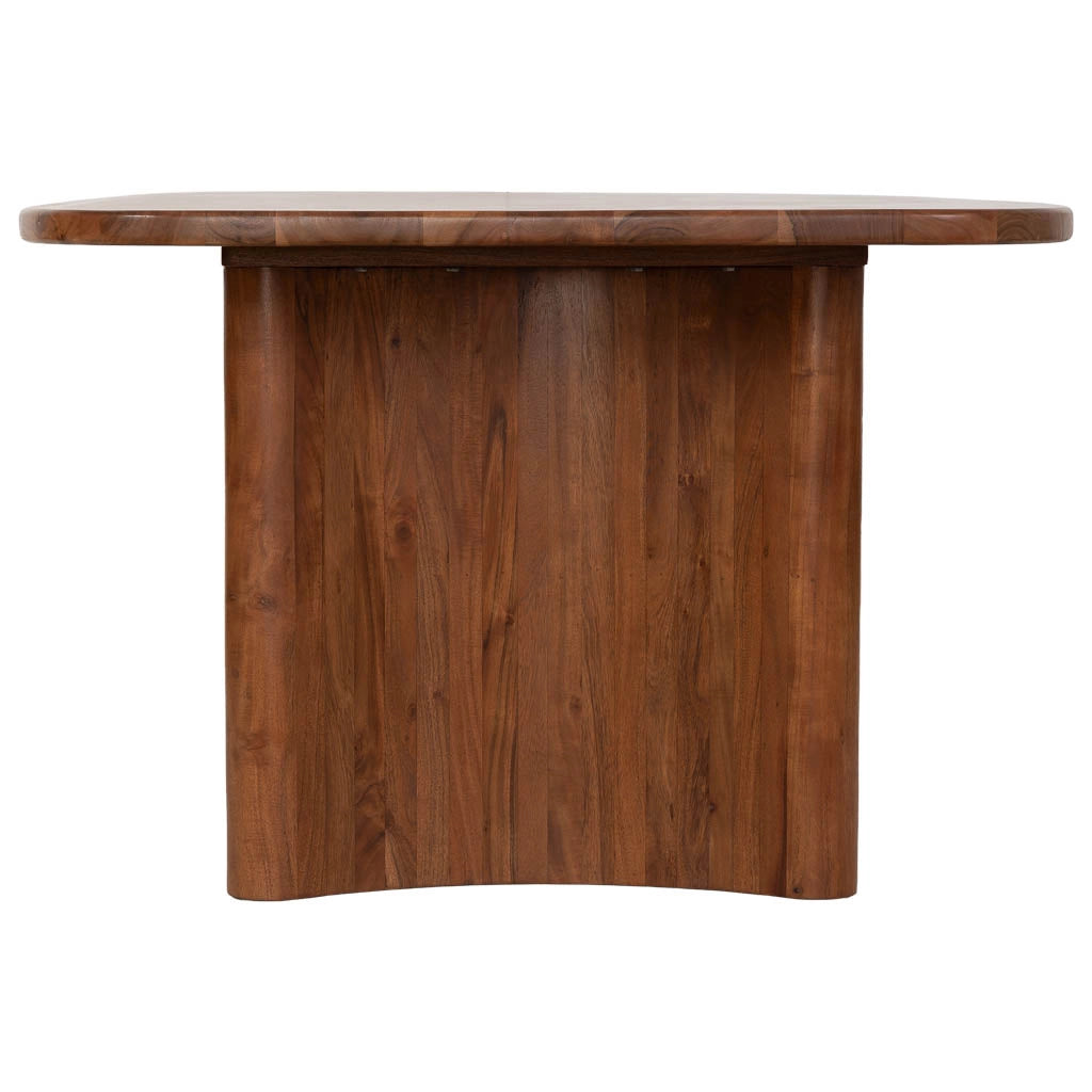 Tavolo da pranzo in legno marrone 240x128x77h cm