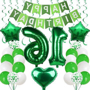 Decorazioni da Festa per il 16° Compleanno - Palloncini Verde per Ragazzi e Ragazze