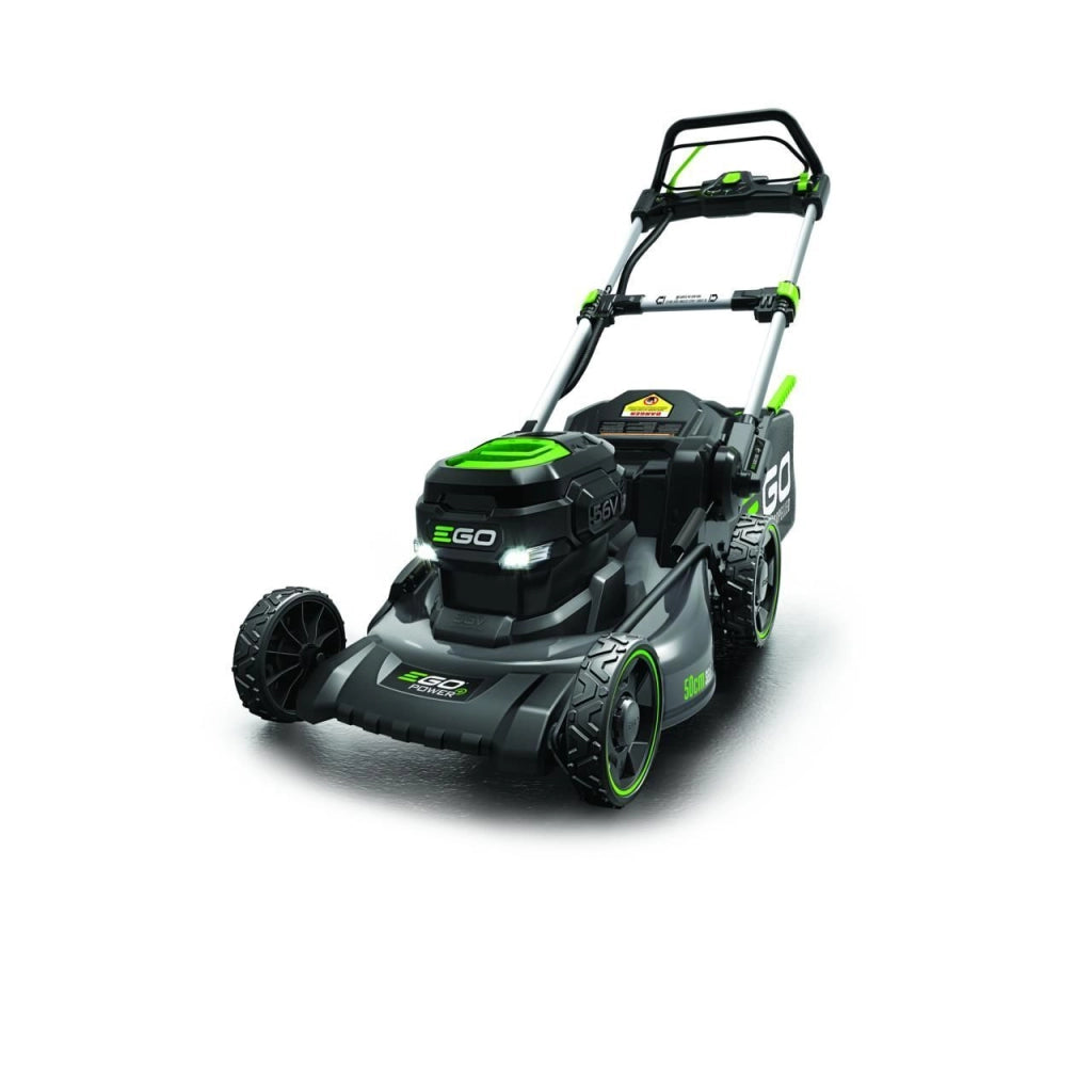 Ego RASAERBA EGO 50 CM COMPLETO 5AH Tosaerba con Larghezza 50 cm Altezza di Taglio Regolabile in 6 Posizioni Velocita' Variabile da 2 2 a 5 km h Sacco da 60 L Batteria 5 Ah colore Grigio