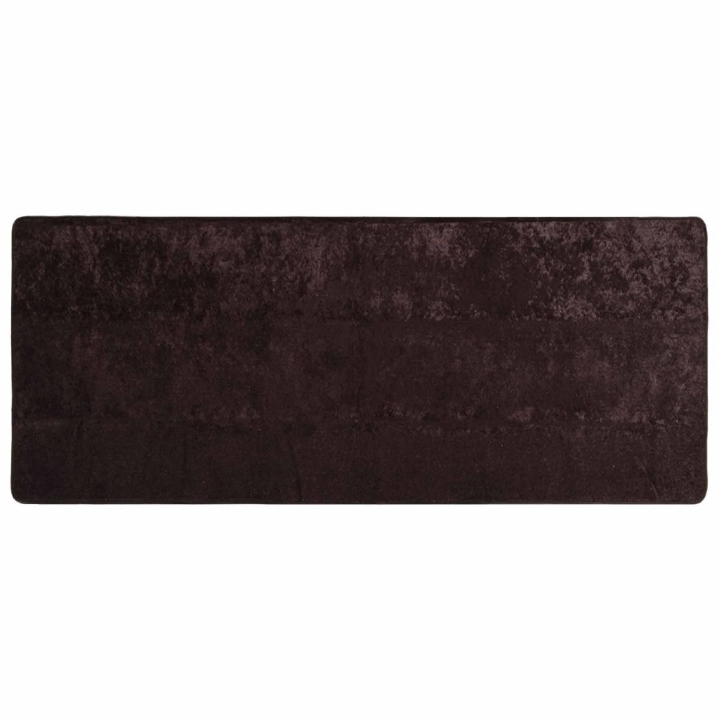 Runner Tappeto MARSA Antracite 50 x 100 cm Poliestere e PVC