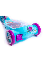 Monopattino Elettrico a Batteria 3 Ruote per Bambini Sparabolle con Licenza Disney Frozen